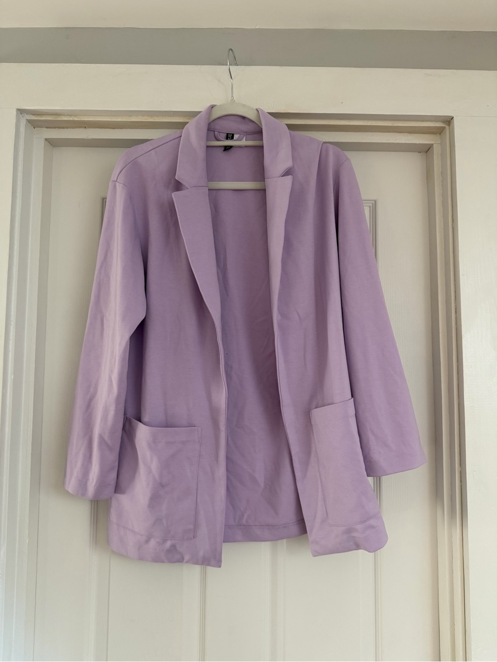 H&M Lilac Open-Front Blazer Jacket
